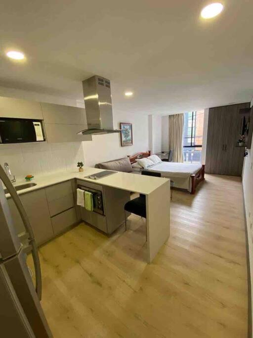 Apartaestudio Galerias Loft 2051 Apartment Bogota Luaran gambar